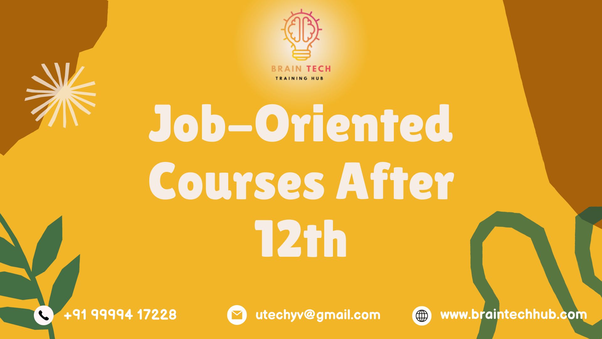 Job-Oriented Courses After 12th