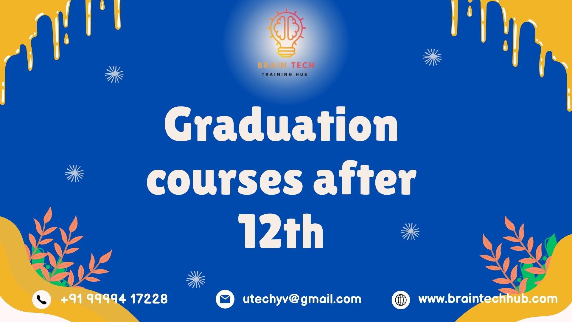 graduation courses After 12th