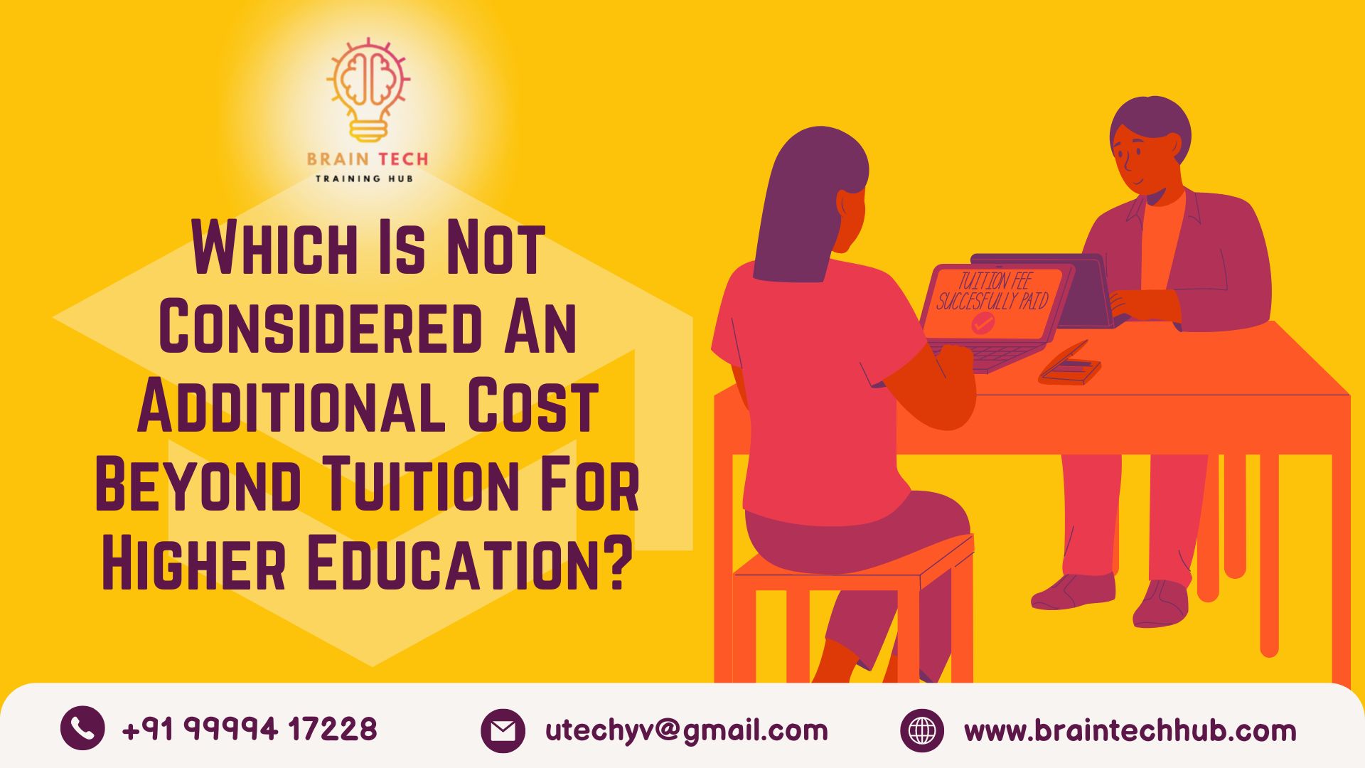 Which Is Not Considered An Additional Cost Beyond Tuition For Higher Education